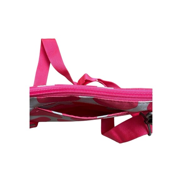 Thirty One Mod Dot Crossbody Bag Pink Polka Dots Adjustable Strap EUC - Picture 7 of 12